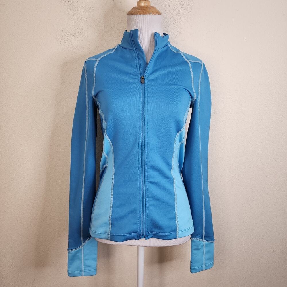 Novara Blue Size XS Women Full ZIP Up Cycling Jacket Stretch